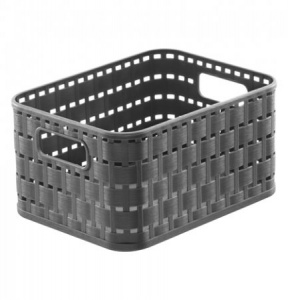 Ящик корзина для хранения Country А6 2л антрацит ROTHO 1166708853 Ящик корзина для хранения Country А6 2л антрацит ROTHO 1166708853