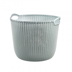 Корзина для хранения Knit 30л круглая голубой CURVER 226389 Корзина для хранения Knit 30л круглая голубой CURVER 226389