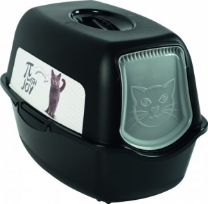 Туалет домик для кошек Bailey рисунок Радость ROTHO 4552910537