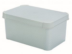Коробка для хранения Deco's Stockholm S 6л CURVER 246069 рисунок Серые точки Коробка для хранения Deco's Stockholm S 6л CURVER 246069 рисунок Серые точки