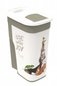 Контейнер для сухого корма Basic 4,1л Flo рисунок радость Животные ROTHO 4002410536