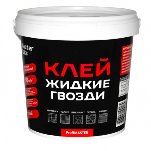 MasterTeks PM клей акриловый ЖГ 110 кг/м2 экстрасильный 1,5кг белый ведро 9753302