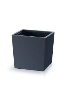 Кашпо Urbi square Low d29,5см h29см 19л антрацит DURS300L