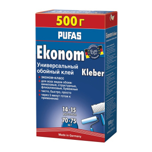 Клей для обоев универсальный ЭКОНОМ PUFAS 0,5кг EURO 3000 N0510
