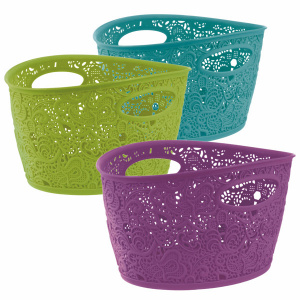 Корзина для хранения Victoria 4,3л овальная цвет в ассортименте CURVER 219668 Корзина для хранения Victoria 4,3л овальная цвет в ассортименте CURVER 219668