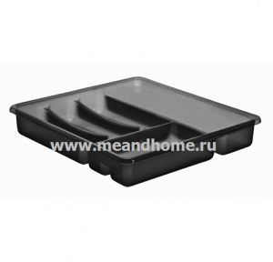 Лоток для столовых приборов Basic антрацит ROTHO 1753108812