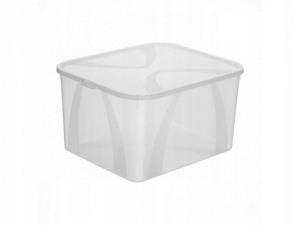 Ящик для хранения LONA 25л прозрачный ROTHO 1047000096 Ящик для хранения LONA 25л прозрачный ROTHO 1047000096
